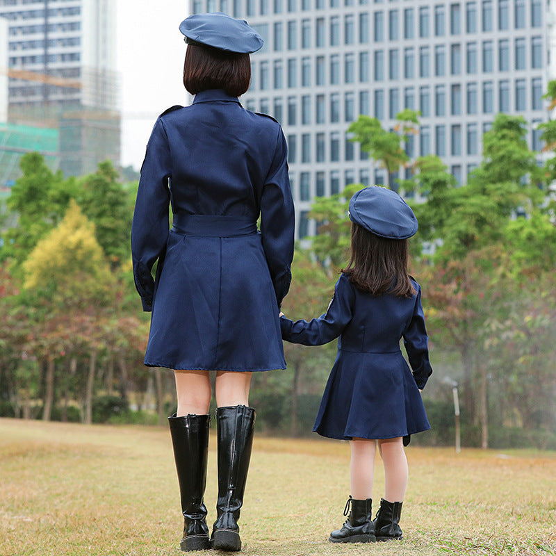 Girl Police Costume with Skirt and Shirt Chichicherry