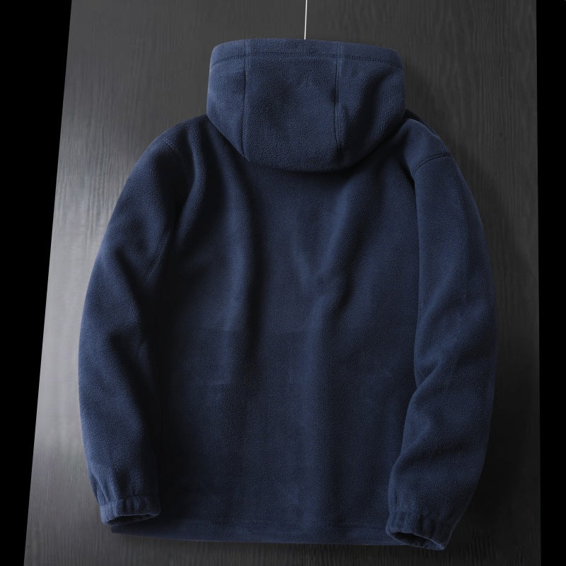 Women's fleece hooded jacket with warming microfleece lining, full-length zipper and elastic cuffs Chichicherry