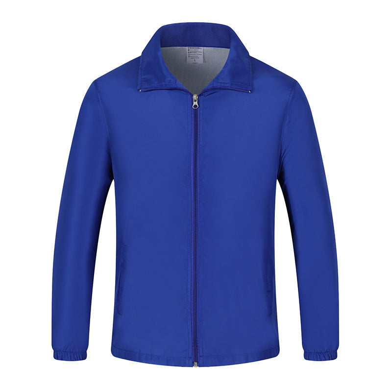 Men's lightweight windproof leisure jacket with full-length zipper & elastic cuffs Chichicherry