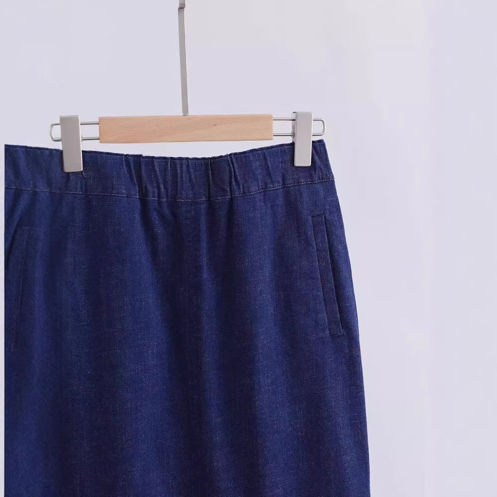 Women Elegant Cut Midi Skirt Chichicherry