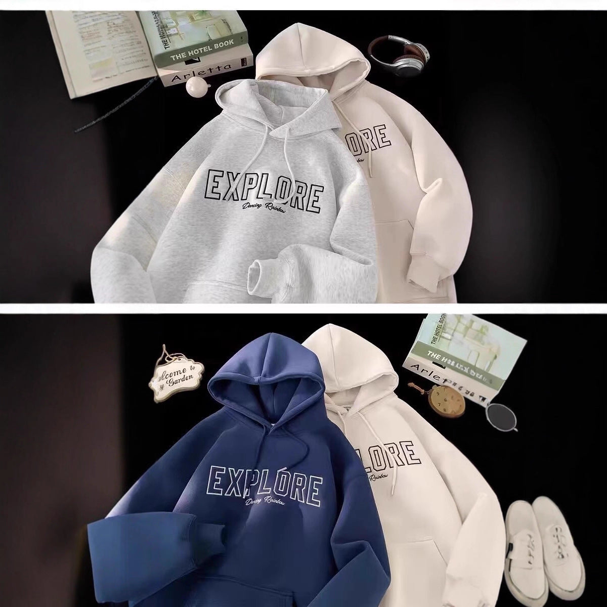 Unisex Oversized Hoodie with Chichicherry lettering
