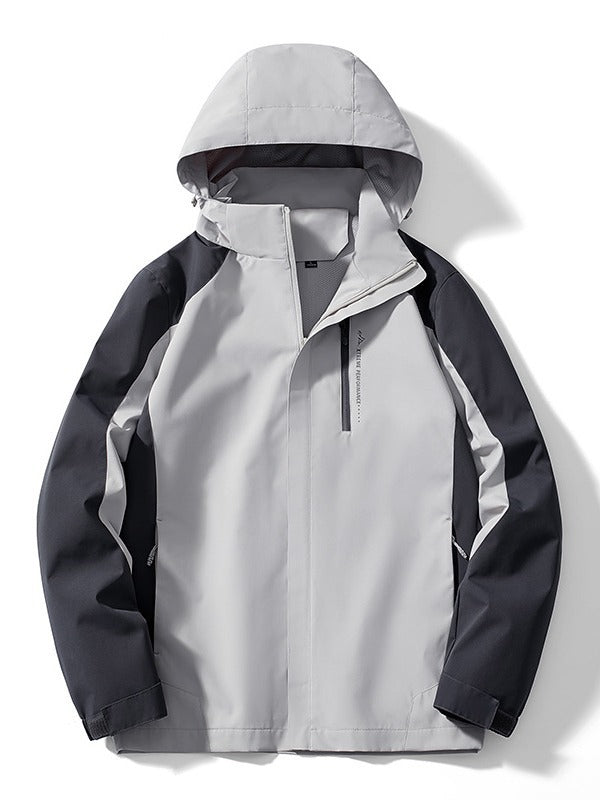 Women's two-layer softshell rain jacket with hood, breathable membrane and chest zip Chichicherry