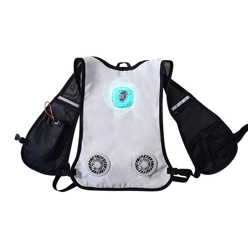 Men's Nano Ventilation Cooling Vest with Integrated Fans and Breathable Mesh Chichicherry