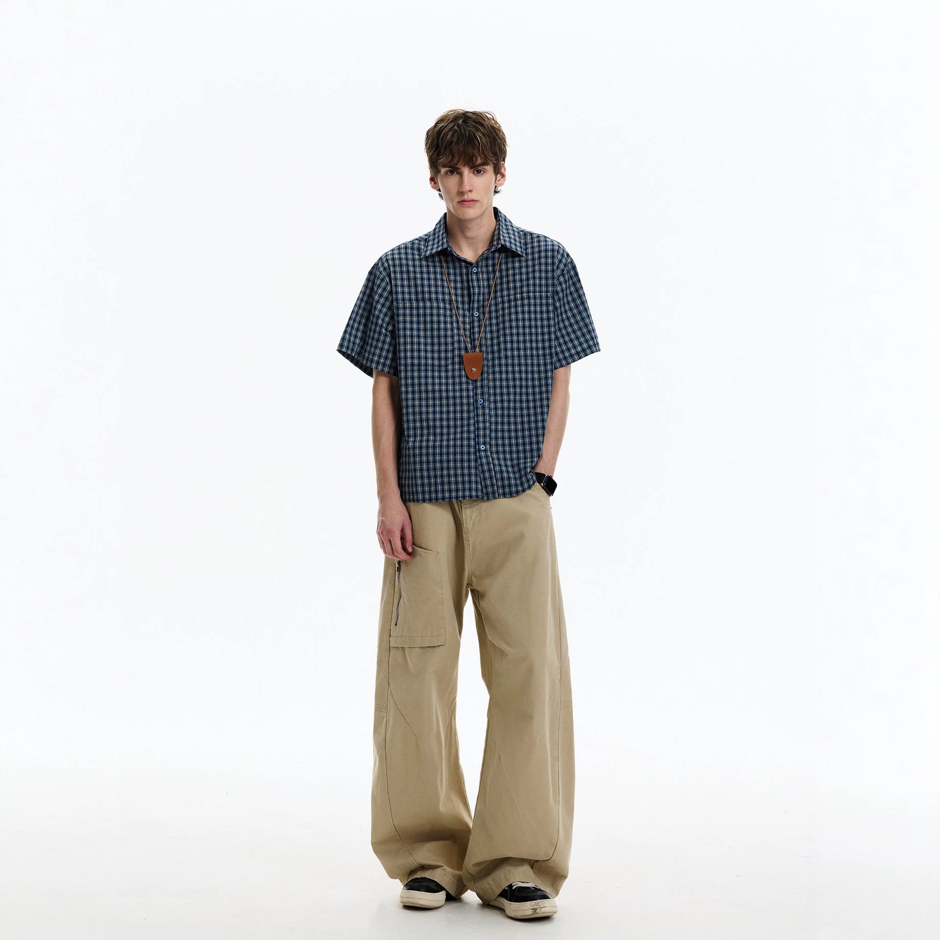 Men's Loose-Fitting Utility Pants Chichicherry