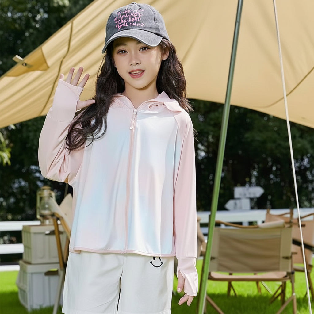 Women's breathable UV protection jacket with high collar Chichicherry