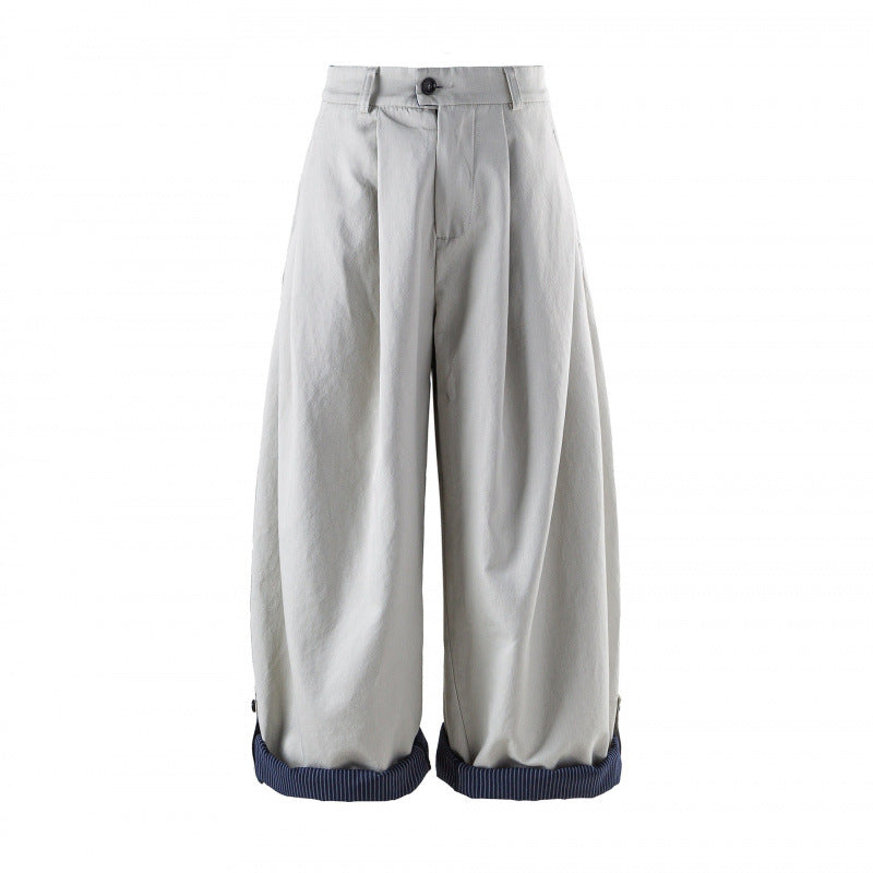 Women's Wide High-Waist Pleated Balloon Pants Chichicherry