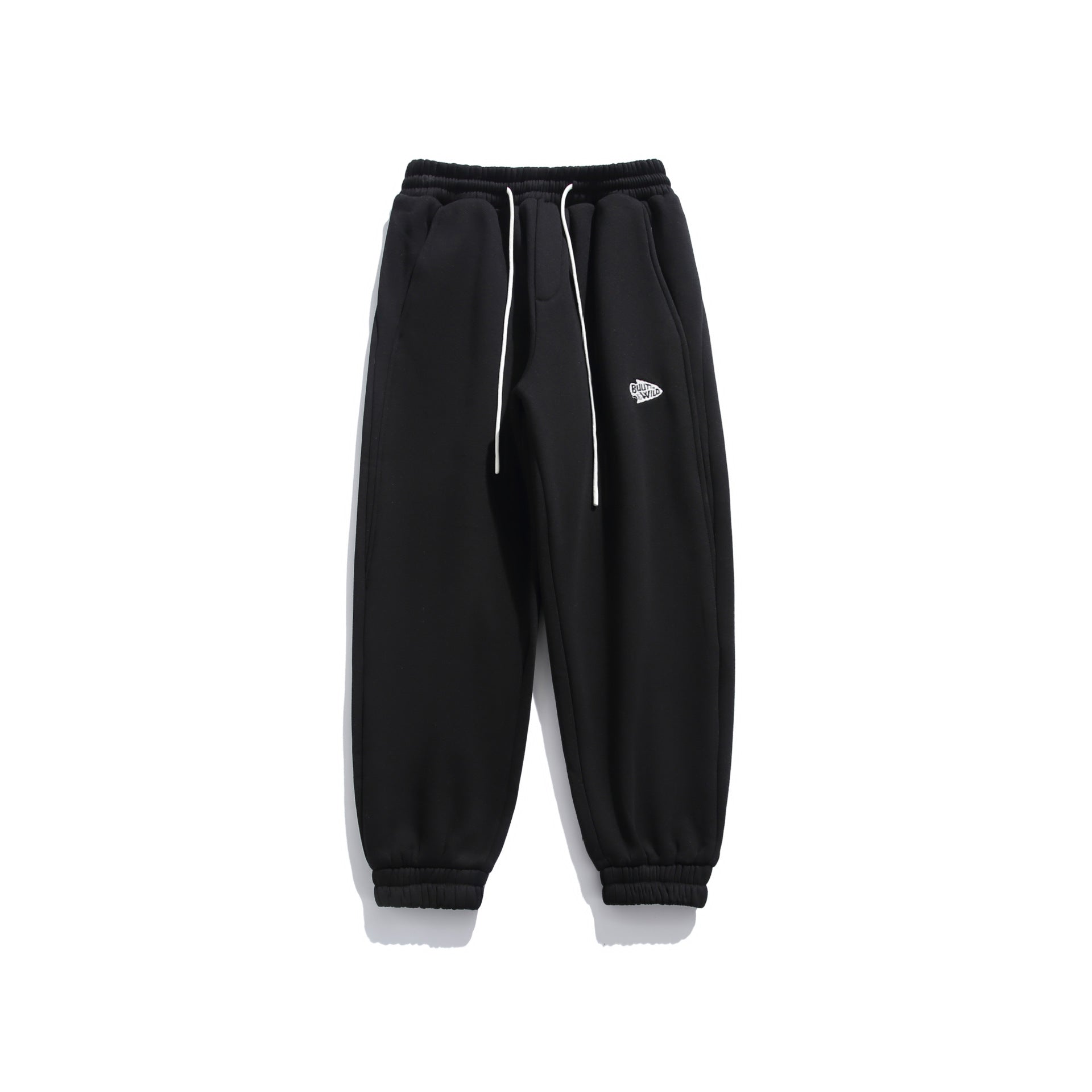 Unisex locker cut fleece jogging pants with drawstring, elastic hem and side pockets Chichicherry