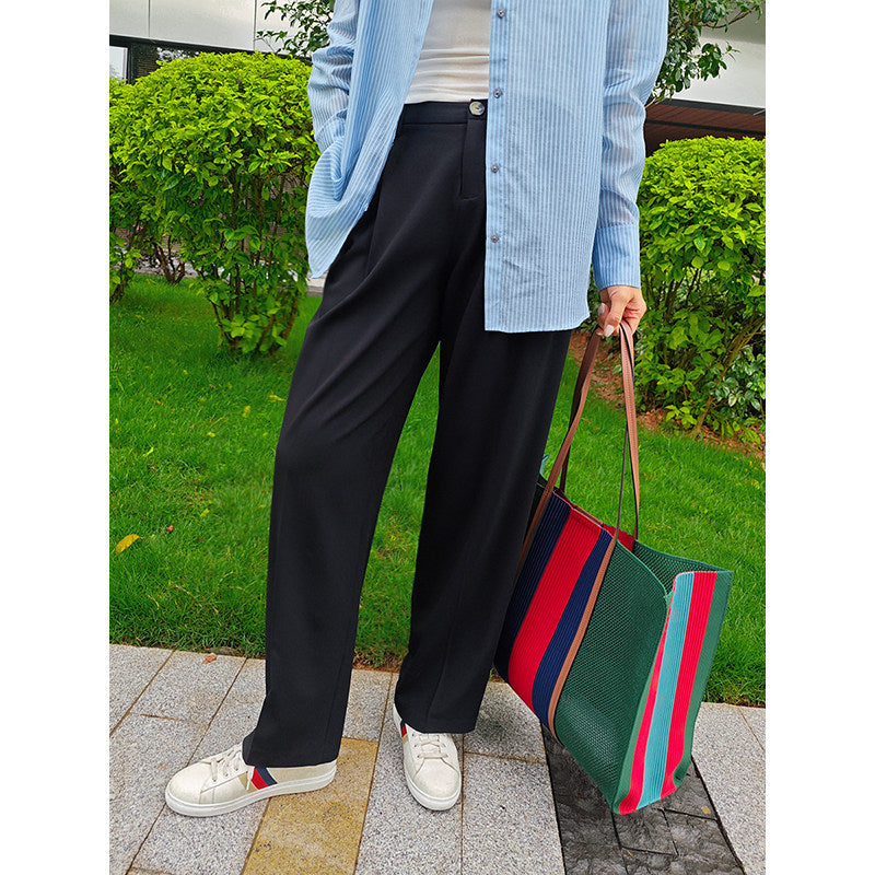 Ladies elegant and comfortable fabric trousers Drune