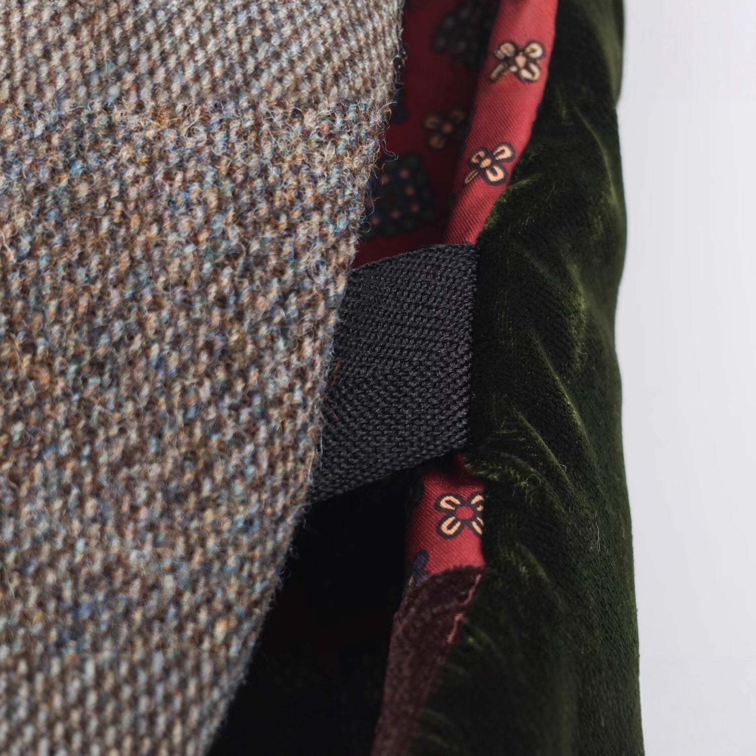 Women's Quilted Patchwork Vest with Voluminous Shawl Collar Chichicherry