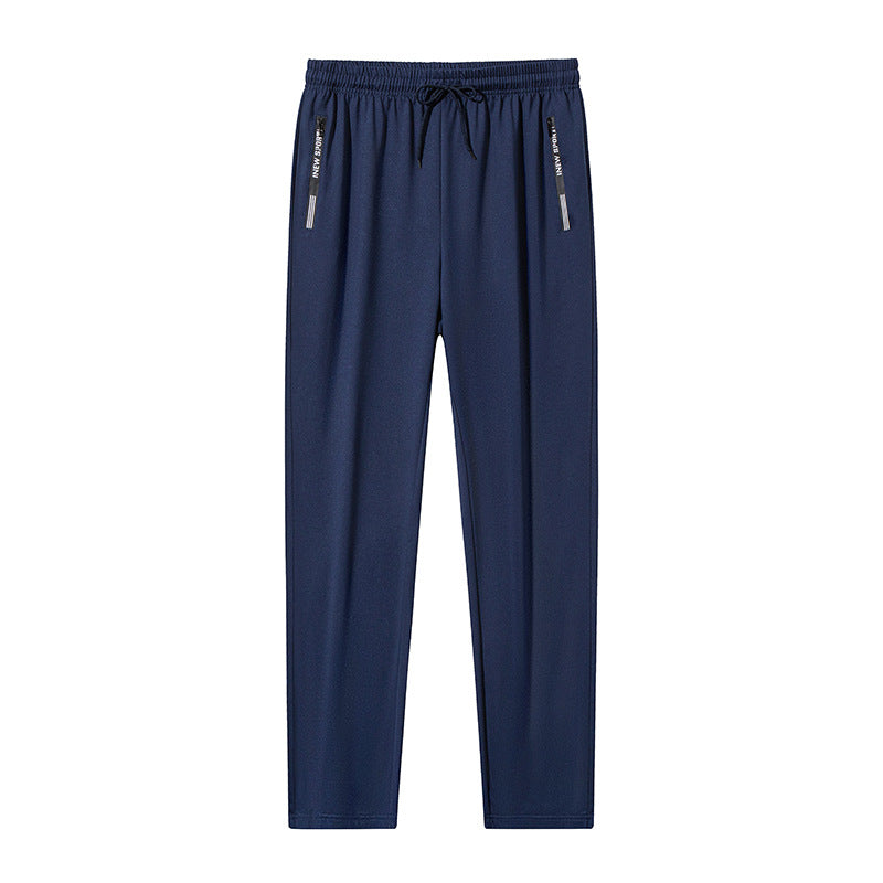 Men's sporty functional training pants with elastic drawstring, zip pockets & tapered leg Chichicherry