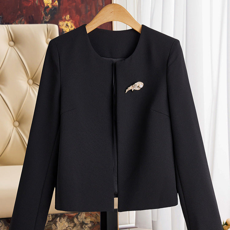 Women Elegant Blazer Jacket with Chic Closure Chichicherry