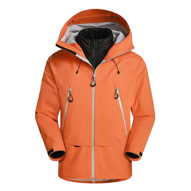 Men's waterproof softshell jacket with removable quilted inner jacket Chichicherry