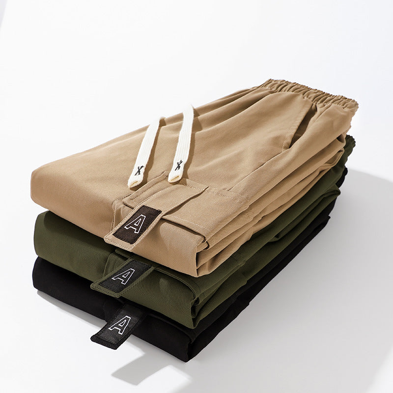 Men's Urban Utility Jogger with Oversized Cargo Pockets, Drawstring and Elastic Ankles Chichicherry