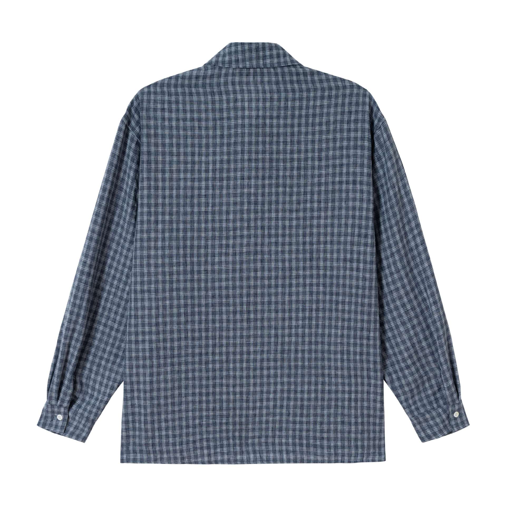 Men's Oversized Flannel Shirt in Relaxed Fit with Chest Pocket Chichicherry