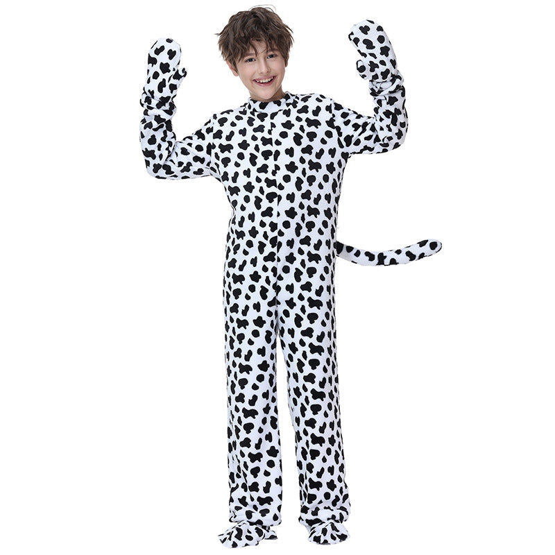 Girls cuddly suit in dog design with ears and paws Chichicherry