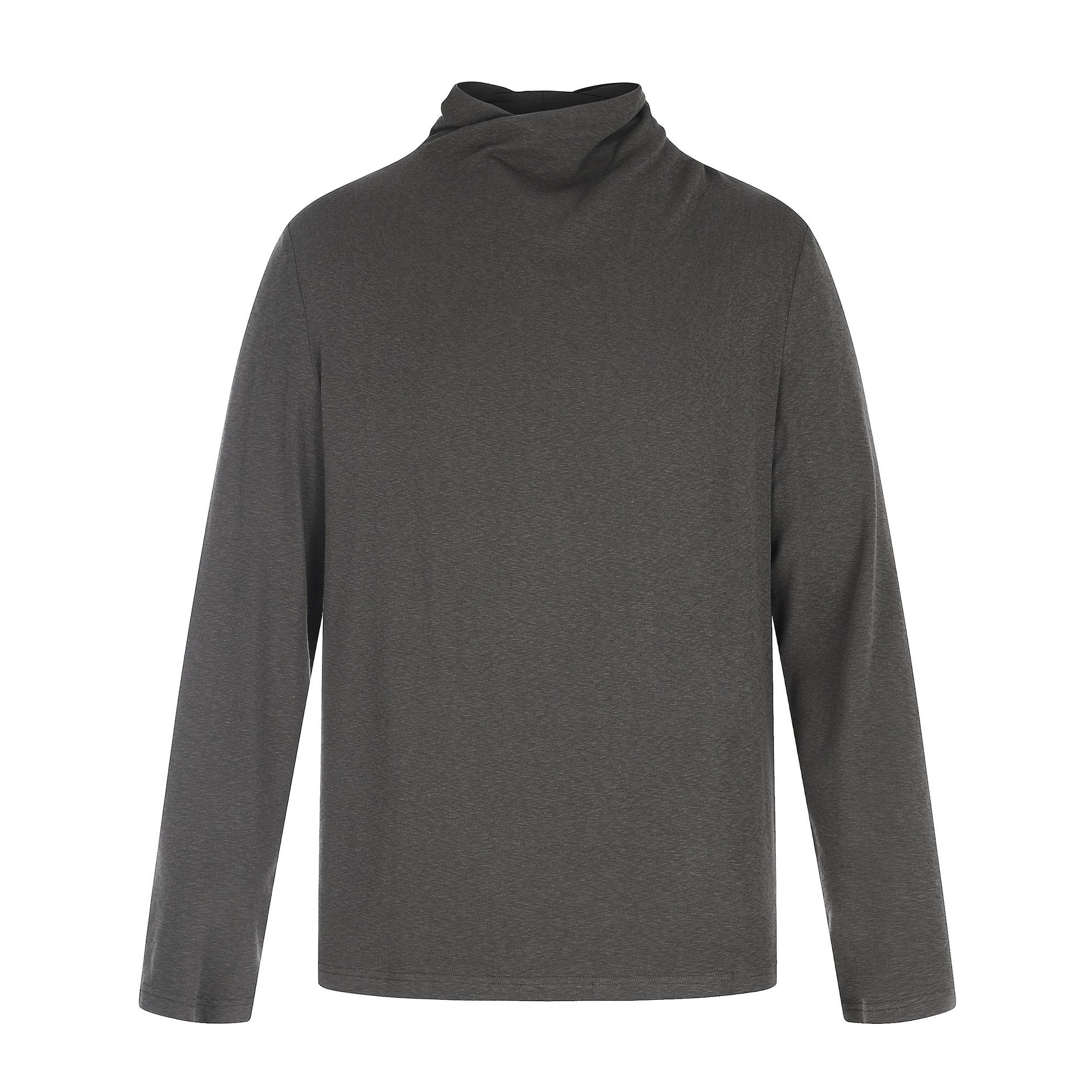Women's Fine Cotton Long Sleeve with Twisted Stand Collar and Slim Silhouette Chichicherry