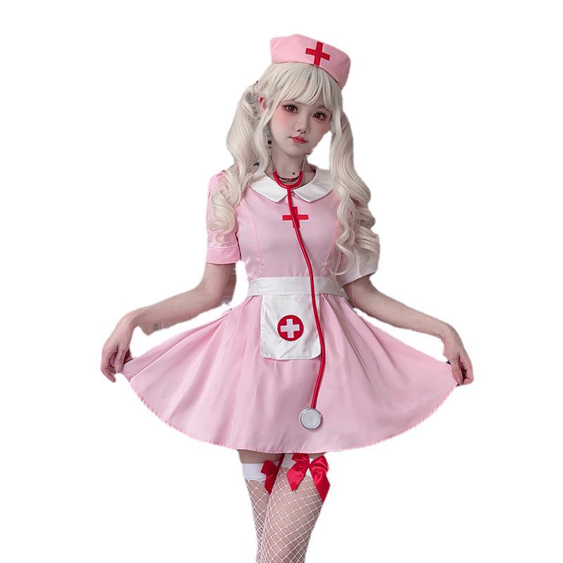 Women nostalgic nurse costume Chichicherry