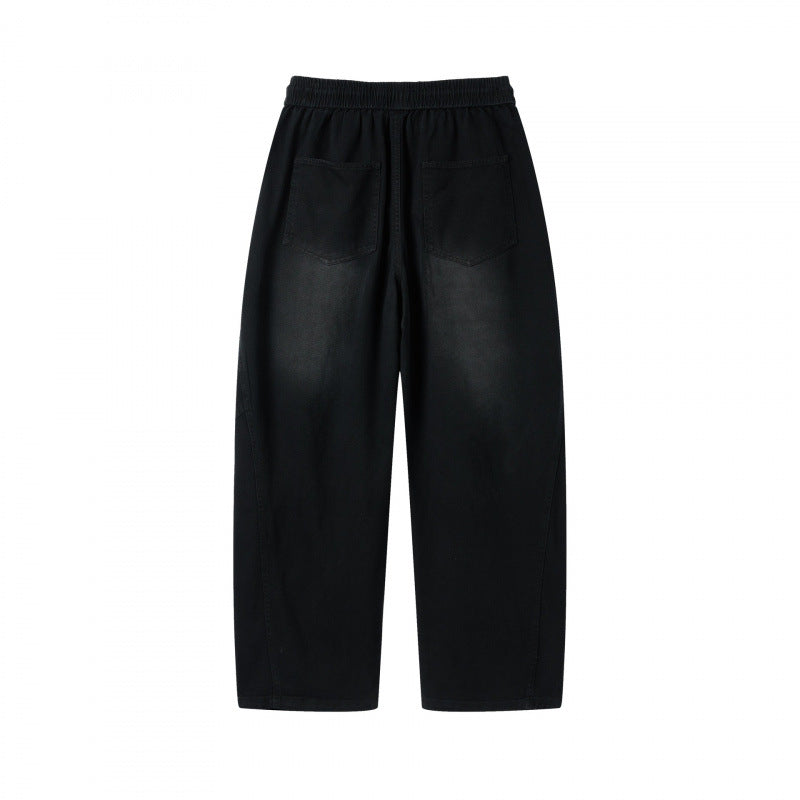 [Women] Wide culotte pants with high elastic waistband, drawstring and side pockets Chichicherry