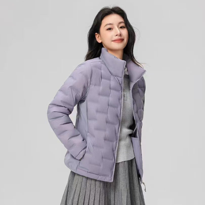Women's padded jacket with high collar and thermo insulation Chichicherry