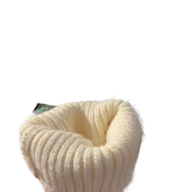 Unisex Oversized Lagenlook-Strickpullover mit kontrastiertem Innenkragen und geripptem Saum Chichicherry