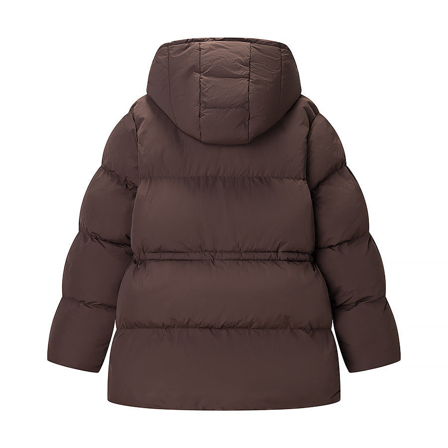 Women's padded puffer jacket with hood, adjustable drawstring and two-way zipper Chichicherry