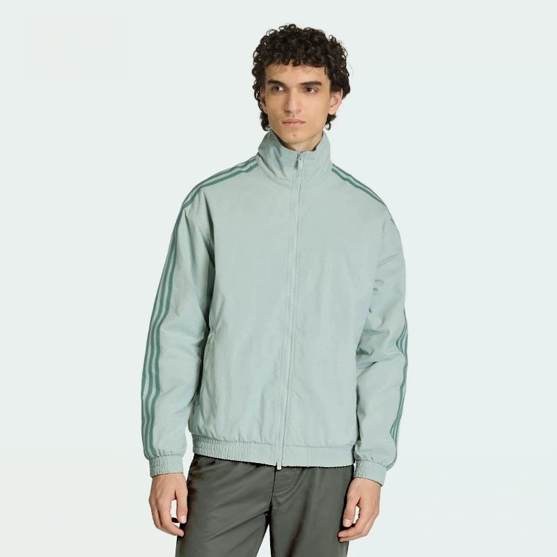 Men's Lightweight Technical Windbreaker with Mesh Lining and Stand-Up Collar Chichicherry