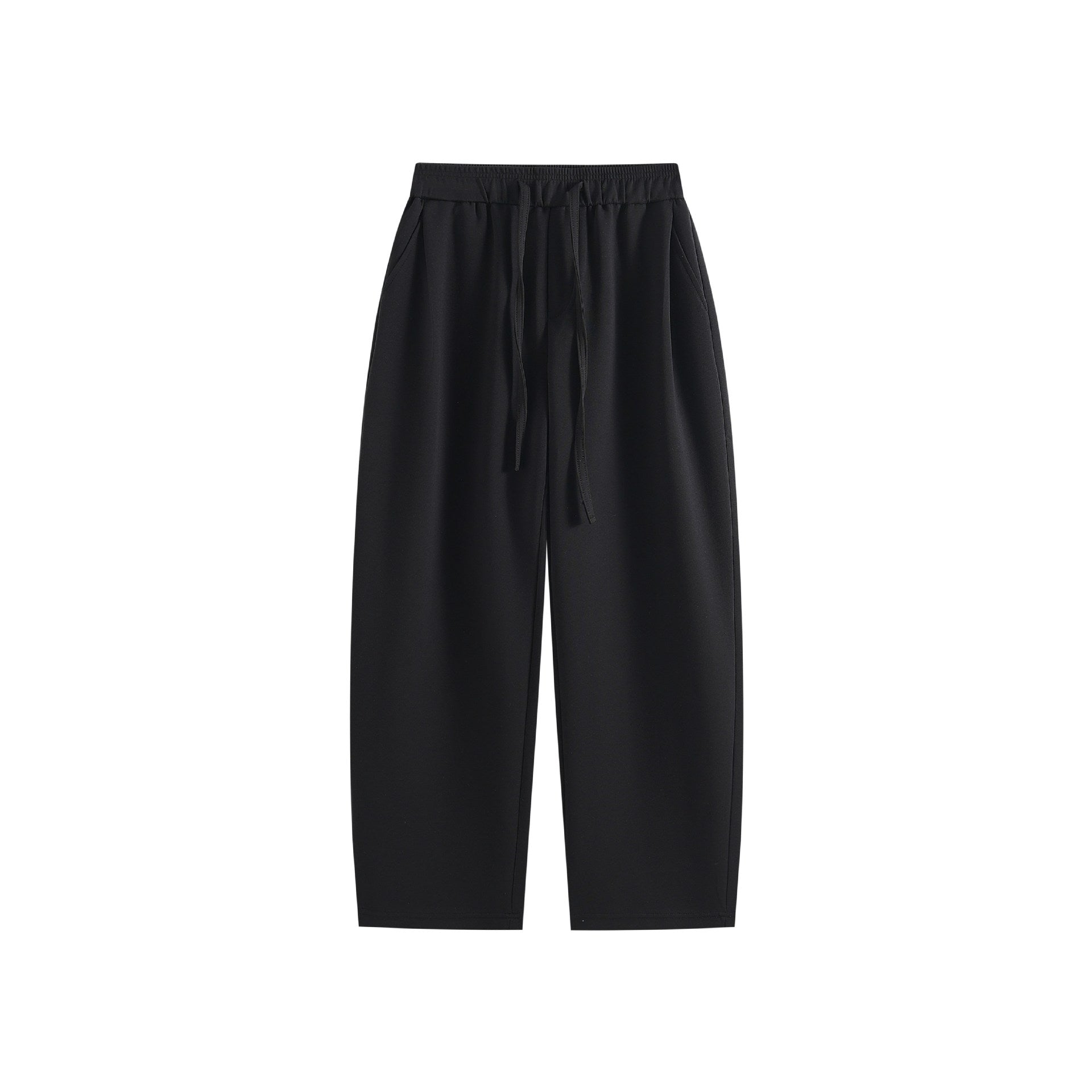 Women's Loose Jogging Pants made of Cotton Blend with Elastic Drawstring Waistband Chichicherry