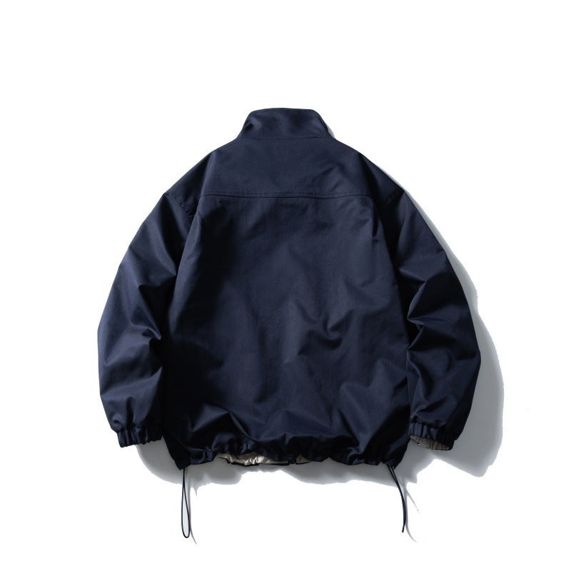 Men's wind and transitional jacket in boxy cut with drawstring hem Chichicherry