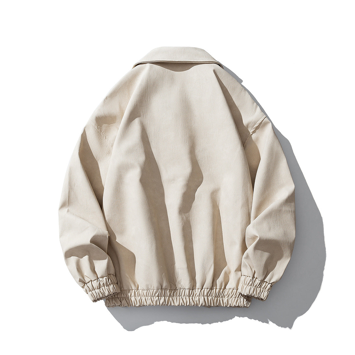 Men's Oversized Velour Jacket with Distinctive Metal Closures and Zipper Pockets Chichicherry