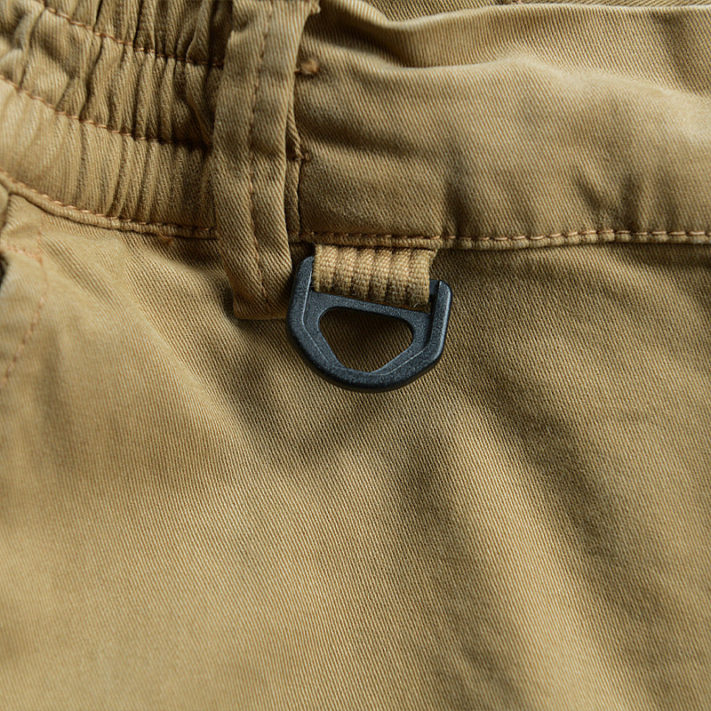 Herren Cargohose mit tapered Bein, elastischem Bund und verstärkten Knieeinsätzen Chichicherry