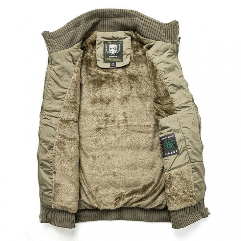 Men's quilted thermo quilted vest with warming teddy lining and elastic ribbed finishes Chichicherry