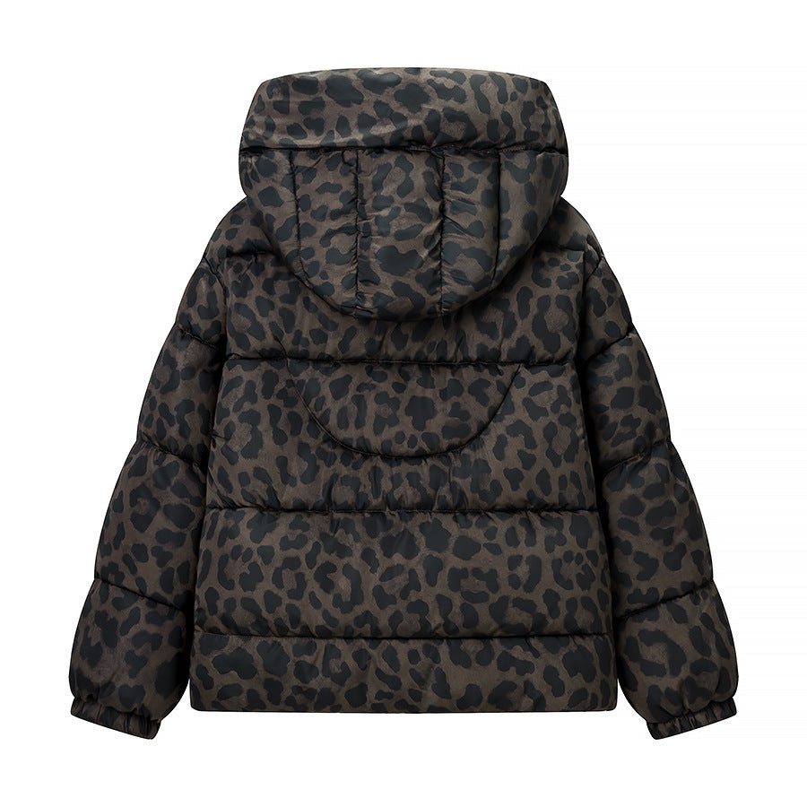 Women's Oversize Quilted Puffer Jacket with High Hood and Patch Pockets Chichicherry