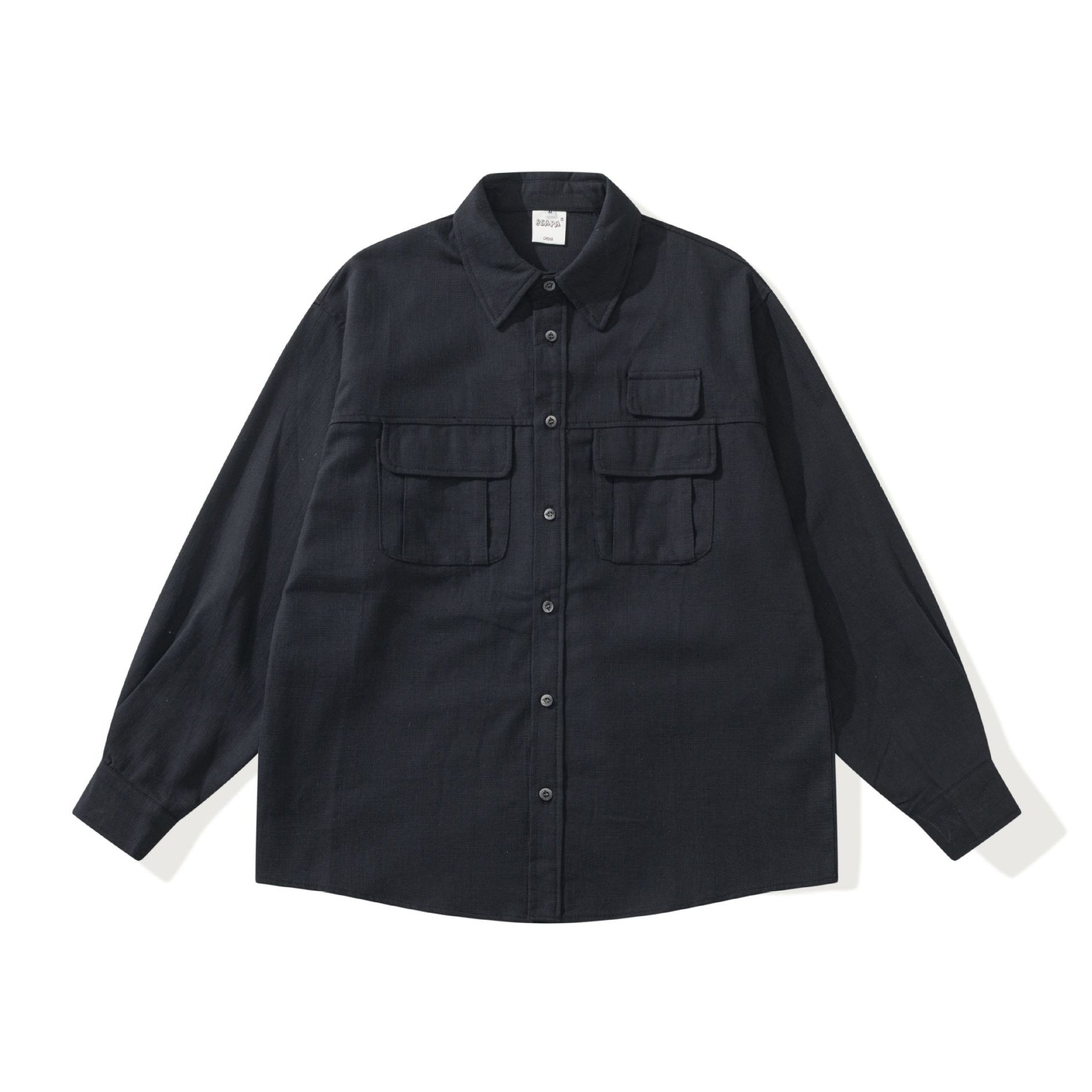 Men's utility overshirt with large flap pockets and boxy cut Chichicherry