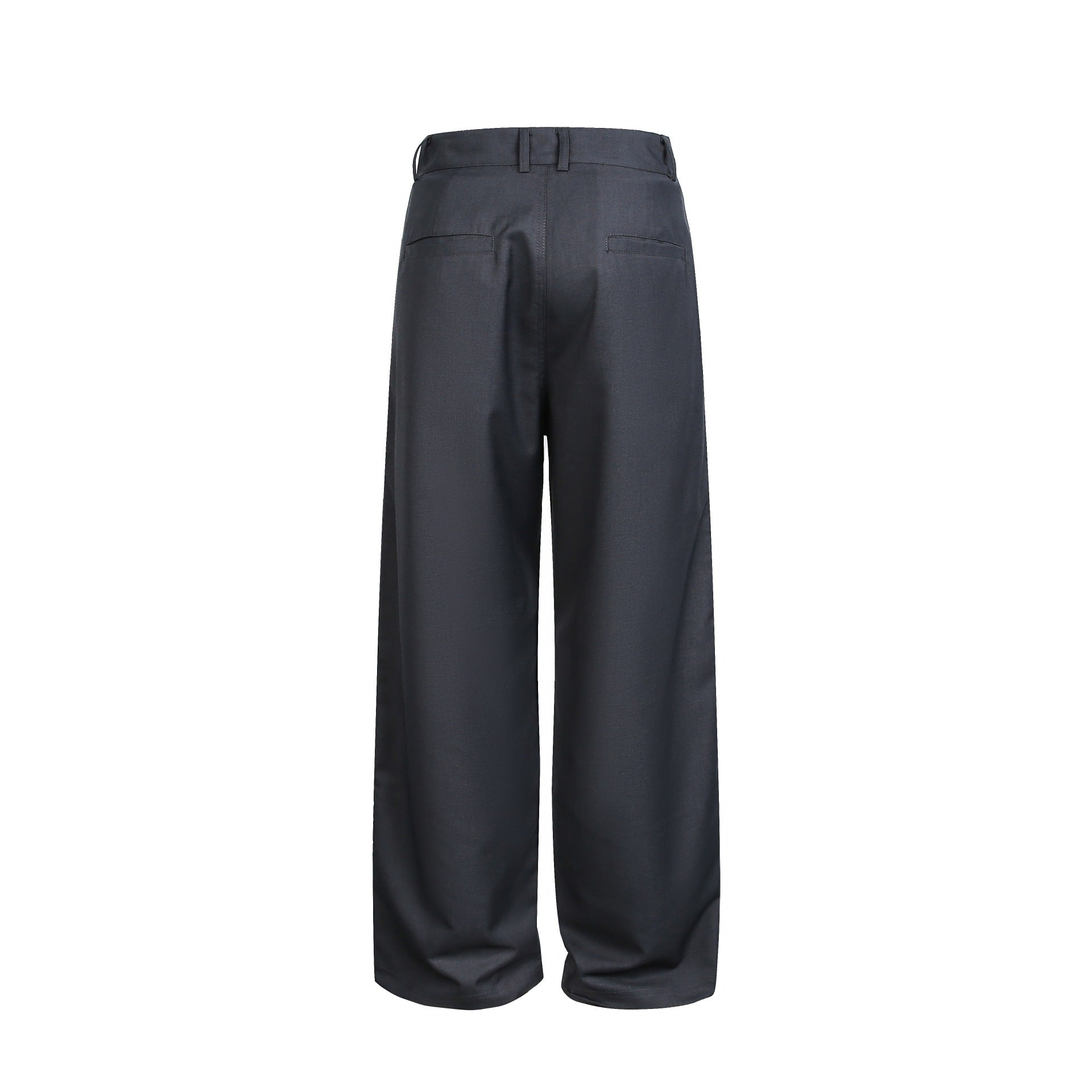 Women's High-Cut Wide Cargo Pants with Checkered Pattern - Patch Pockets Chichicherry