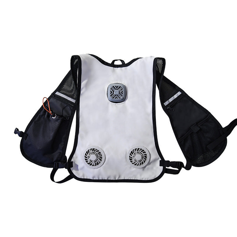 Men's Nano Ventilation Cooling Vest with Integrated Fans and Breathable Mesh Chichicherry