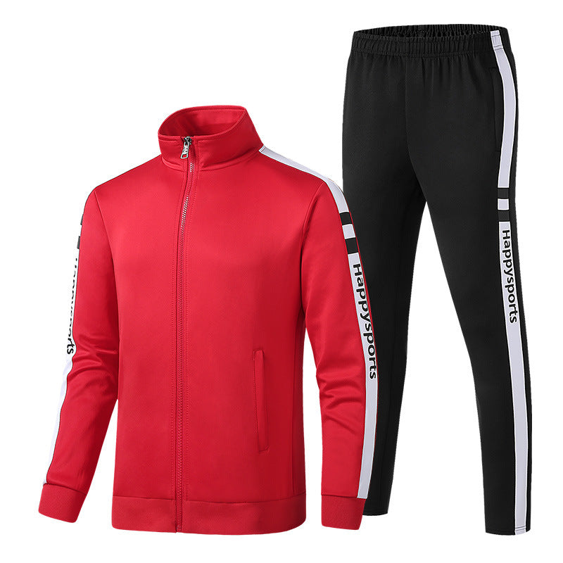 Women's sporty training set with zip jacket and contrast track pants Chichicherry