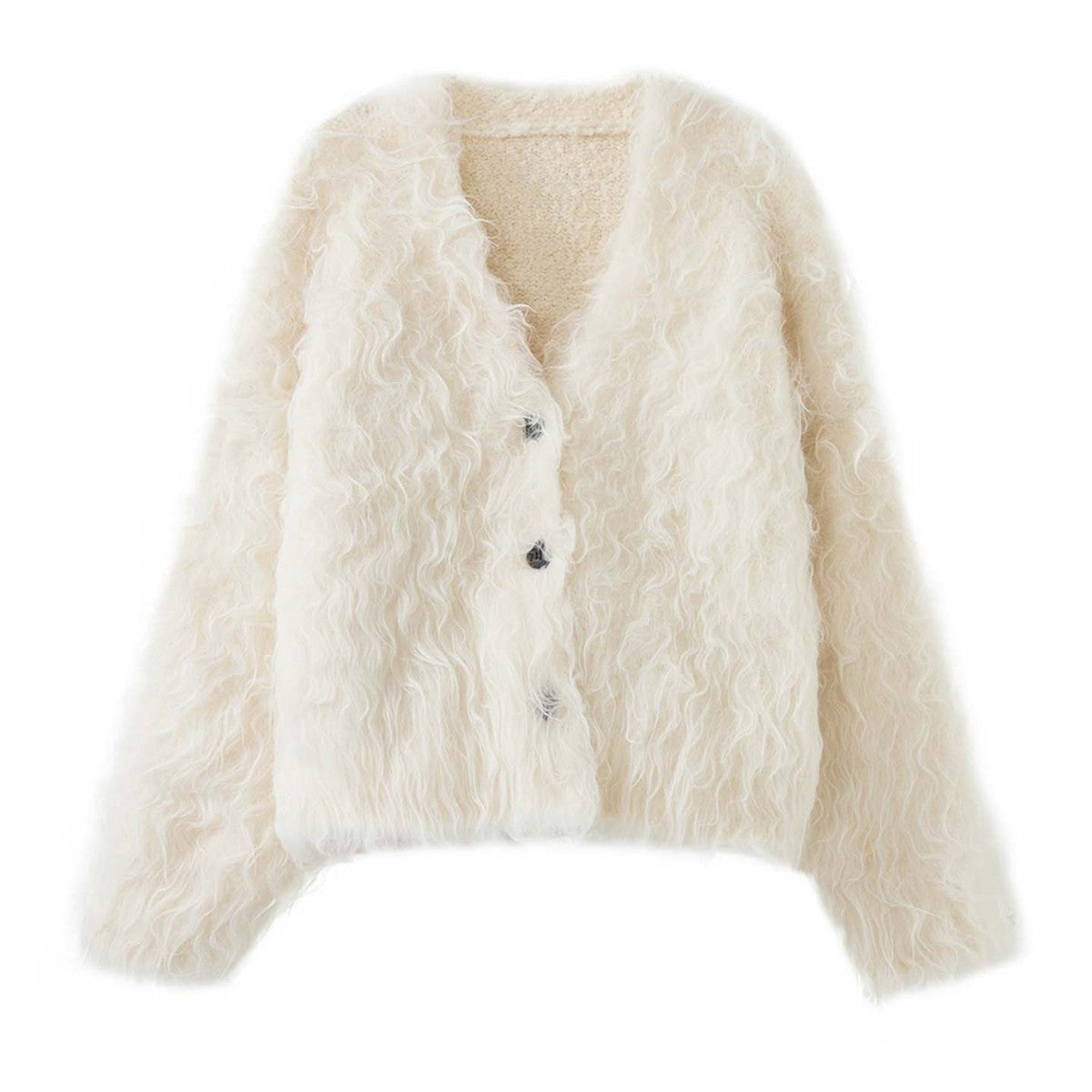 Women Voluminous Hooded Faux Fur Hat with Oversized Silhouette Chichicherry