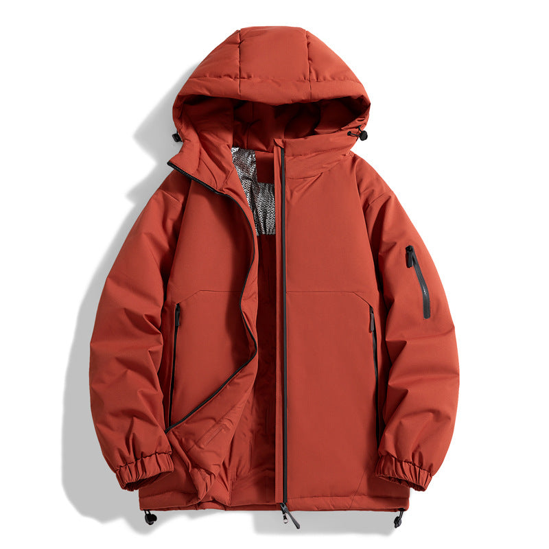 Unisex Warmer water-repellent quilted parka with technical hood Chichicherry