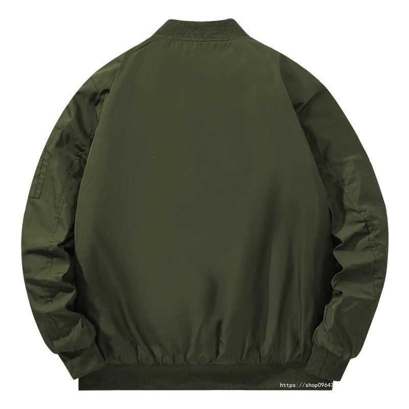 Men's bomber jacket in aviator style with padded thermal lining and sleeve utility pocket Chichicherry
