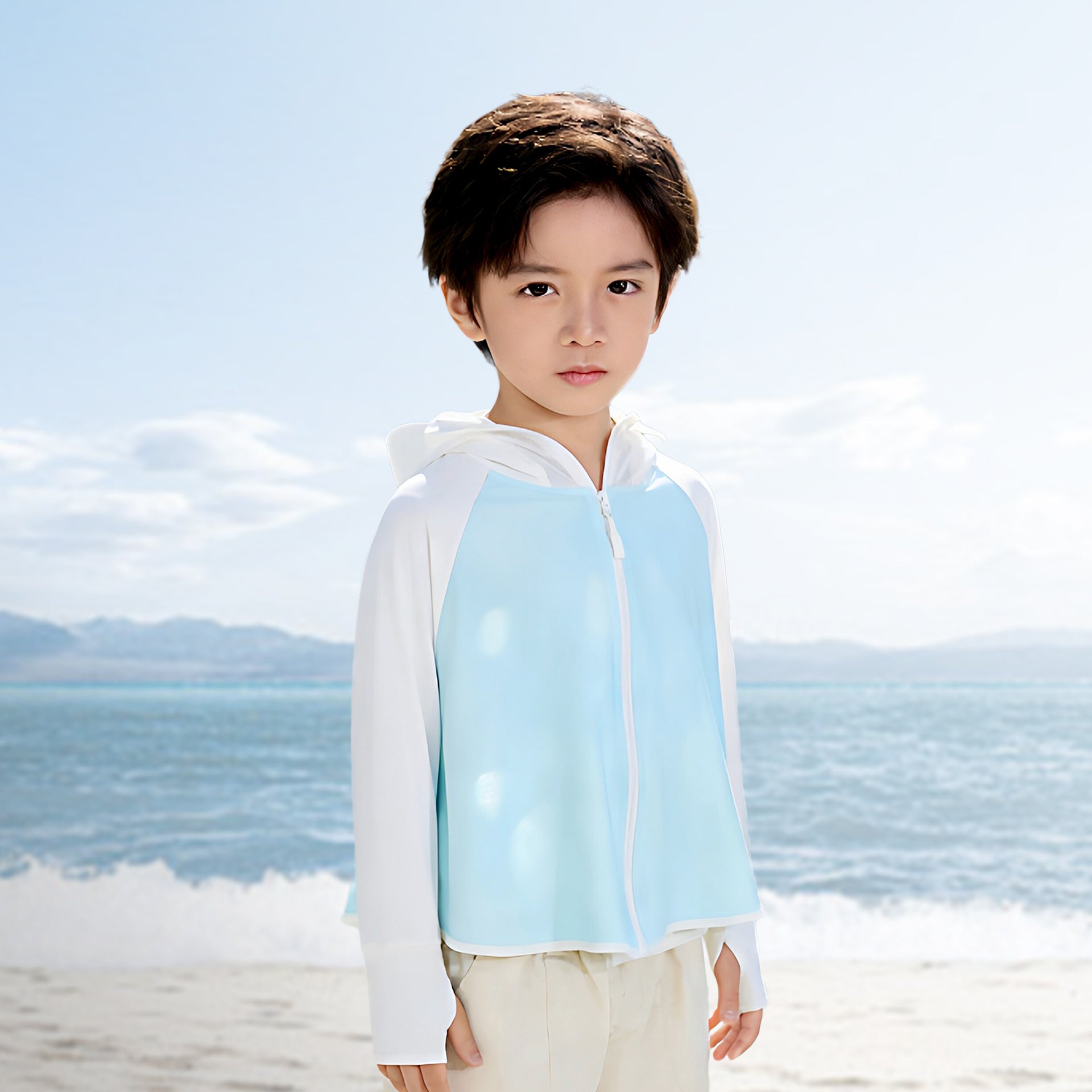 Women's UV protection jacket with hood and lightweight, breathable material Chichicherry