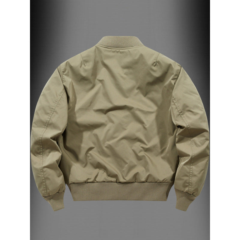 Herren Classic Bomberjacke im Utility-Look mit gesteppter Thermofütterung und Schrägeingrifftaschen Chichicherry