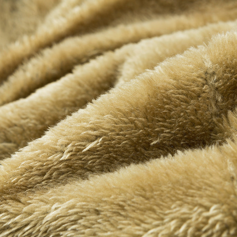 Men's outdoor parka in field style with teddy lining and utility pockets Chichicherry