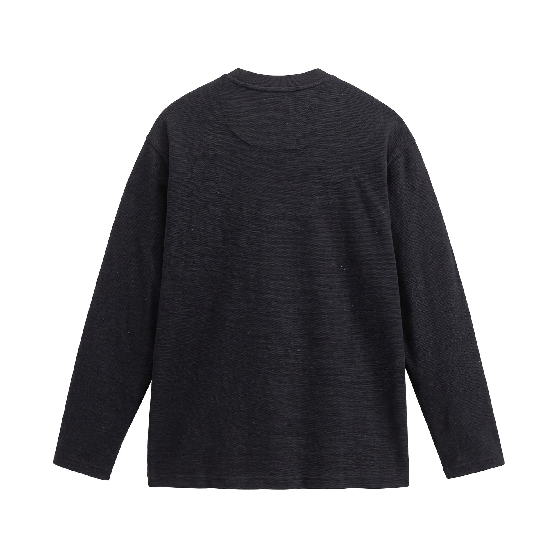 Women's fine-knit sweatshirt with textured knit, round neck and loose fit Chichicherry