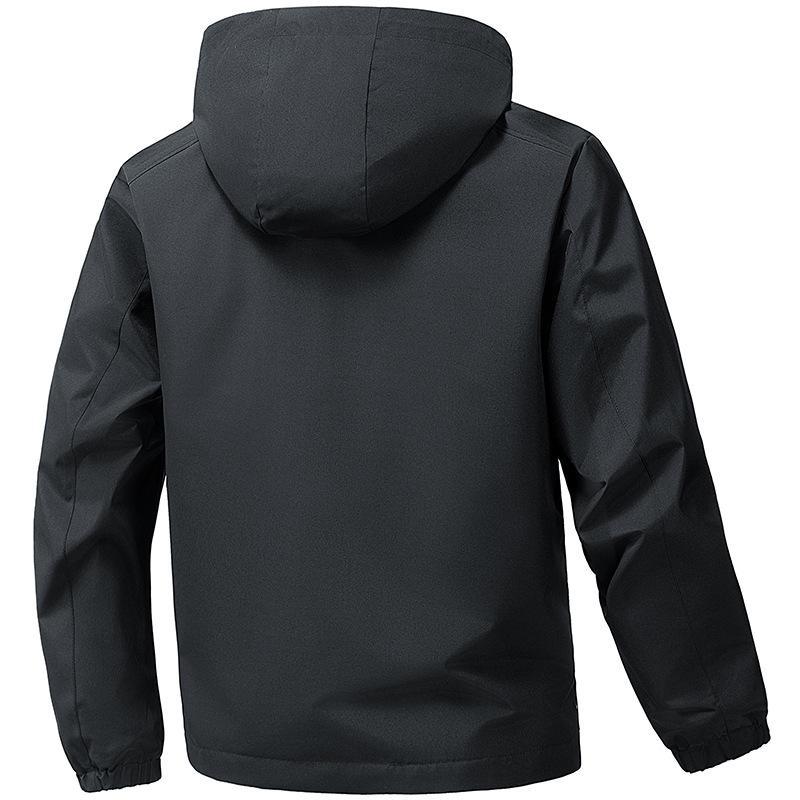 Men's technical hooded softshell jacket with adjustable hood and utility pockets Chichicherry
