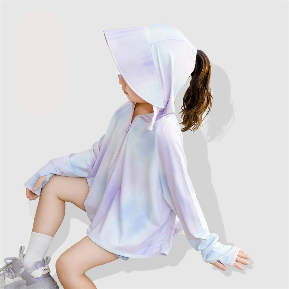 Ladies UV protection jacket with hood and soft material Chichicherry