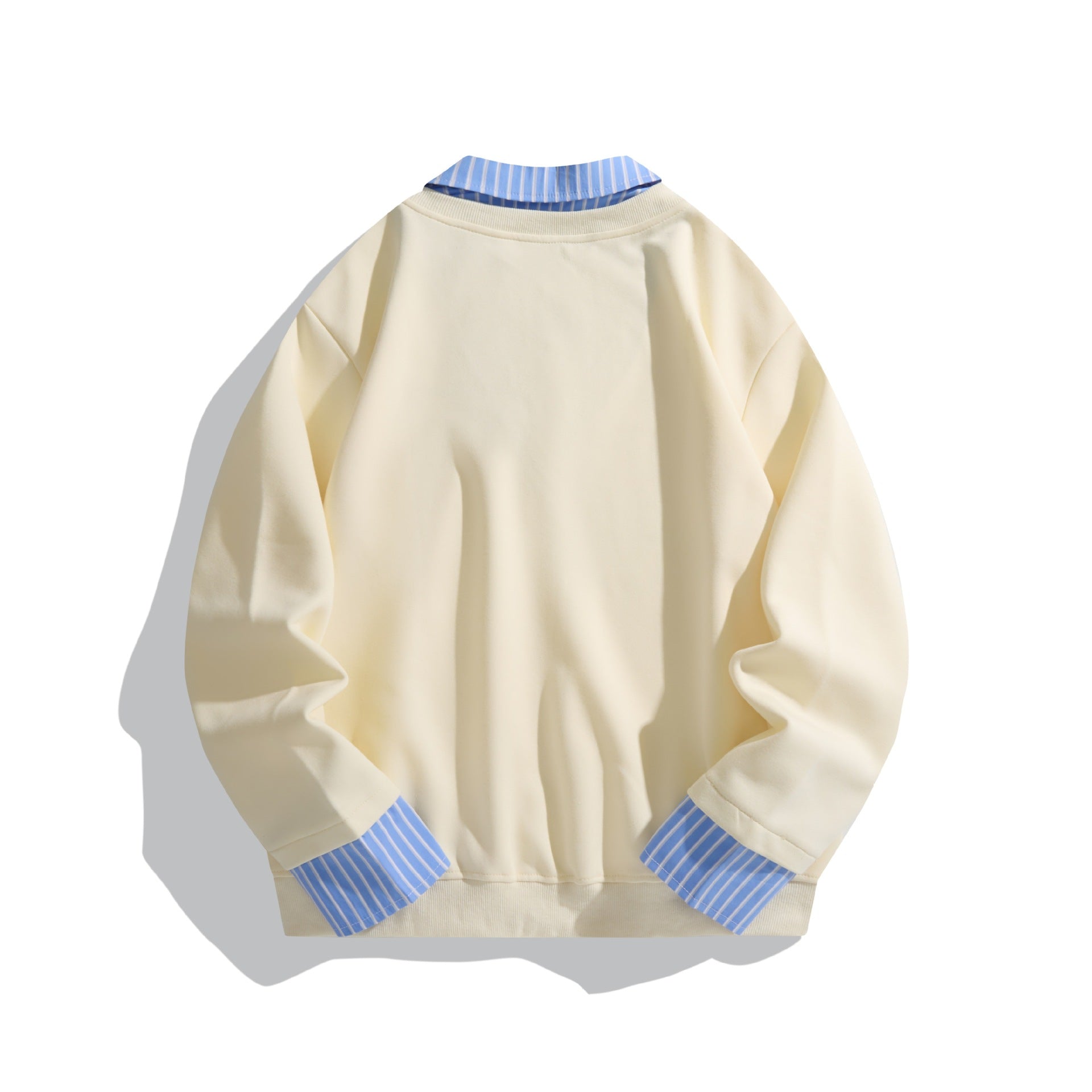 Unisex Oversize Layering Sweater with integrated shirt collar Chichicherry