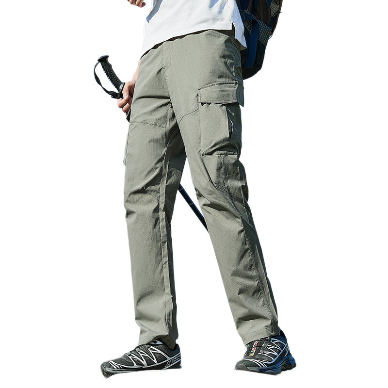 Men's Breathable Trekking Cargo Pants with Stretch and Multitude of Pockets Chichicherry