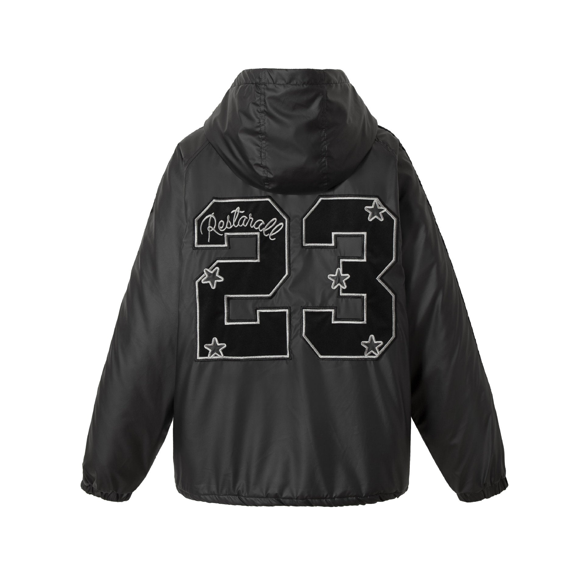 Unisex Boxy-padded Hoodie with Embroidered Coat of Arms Chichicherry