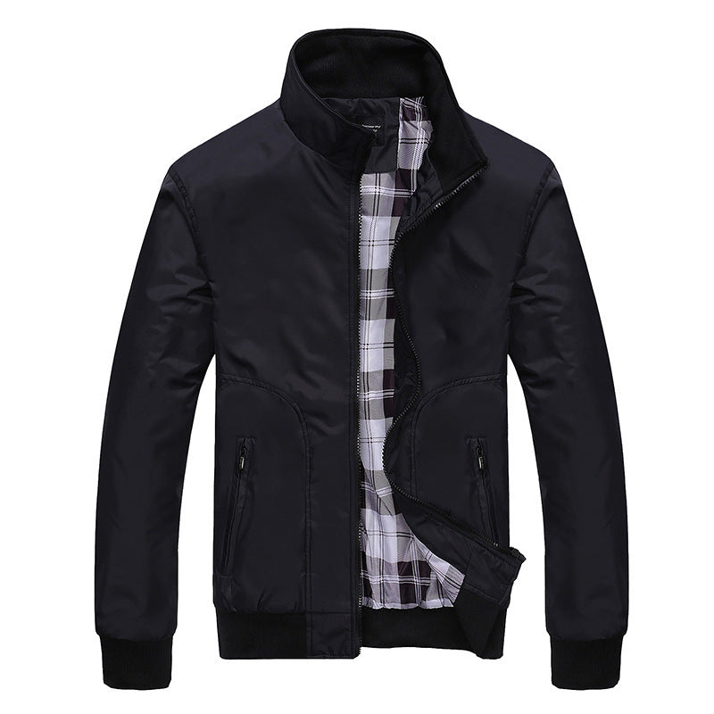 Men's Camouflage Bomber Jacket with Arm Pocket, Elastic Cuffs, and Lightweight Windbreaker Quality Chichicherry