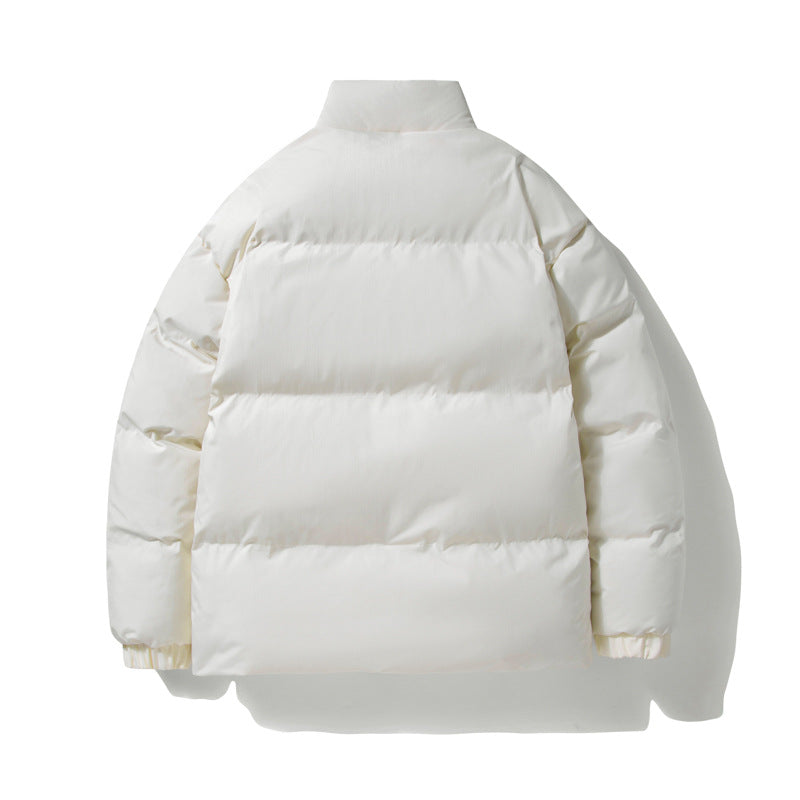 Men's thermal quilted jacket with Sherpa fleece lining, stand-up collar and concealed zipper Chichicherry